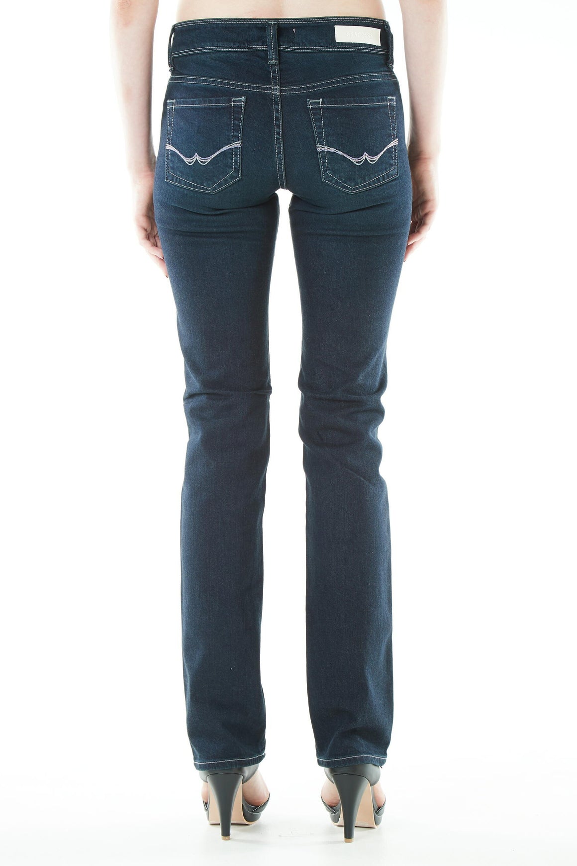 ブラッパーズ ストレート フィット 高品質 ジーンズ / デニム ダークブルー