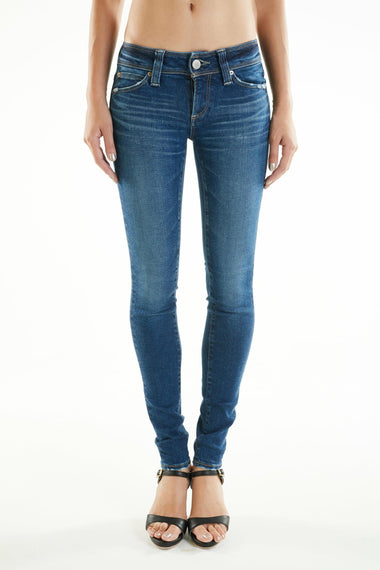 ブラッパーズ スパイラル スキニー フィット シェイプアップ ジーンズ / デニム ブルー