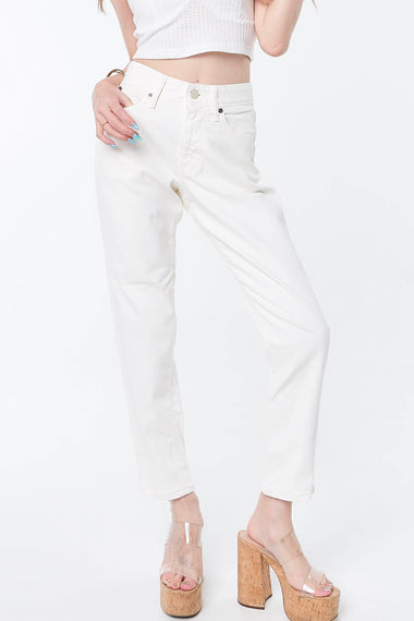 Resort Tapered Girlfriend White