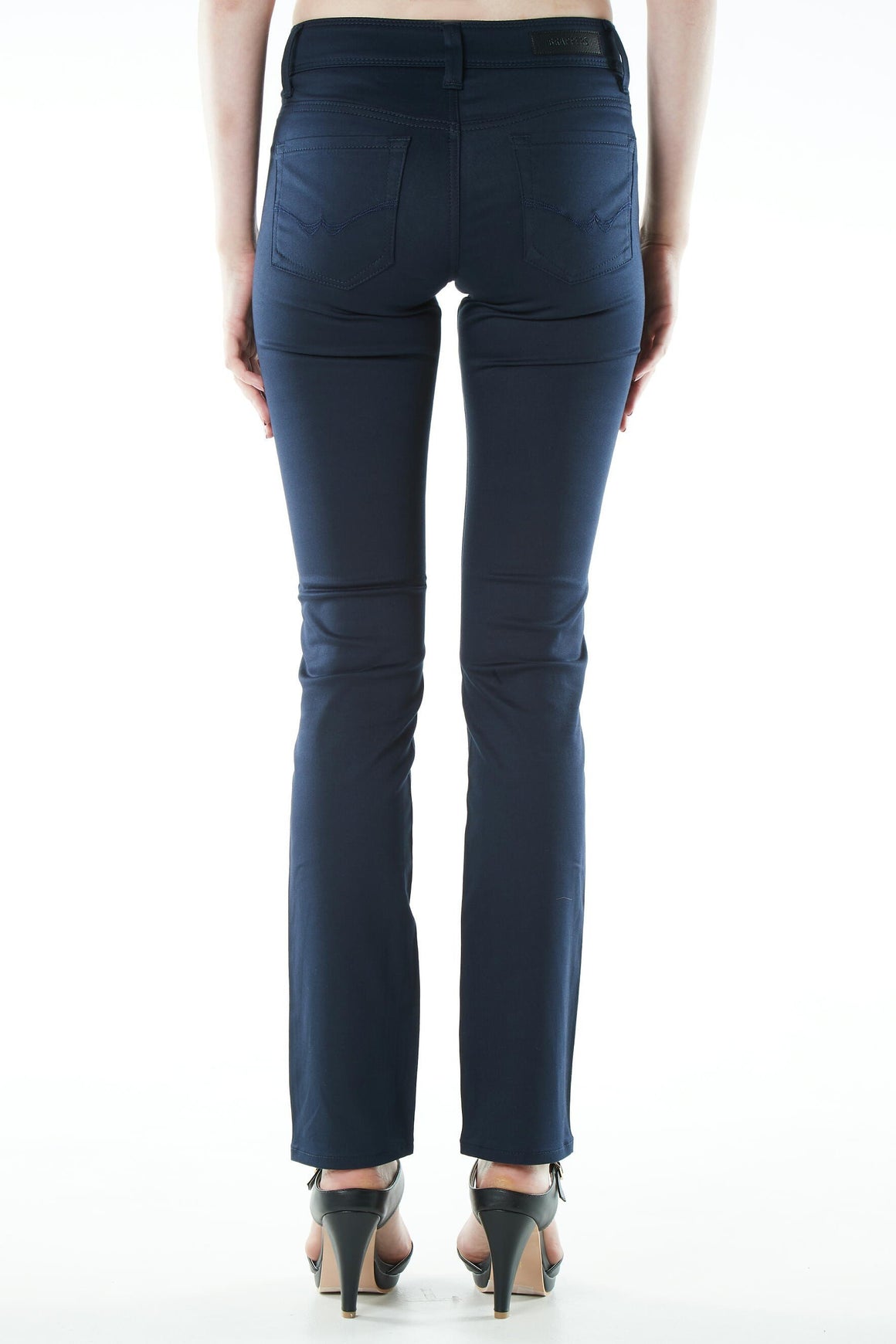 ブラッパーズ ストレート フィット 高品質 ハイブリッド 素材 ネイビー