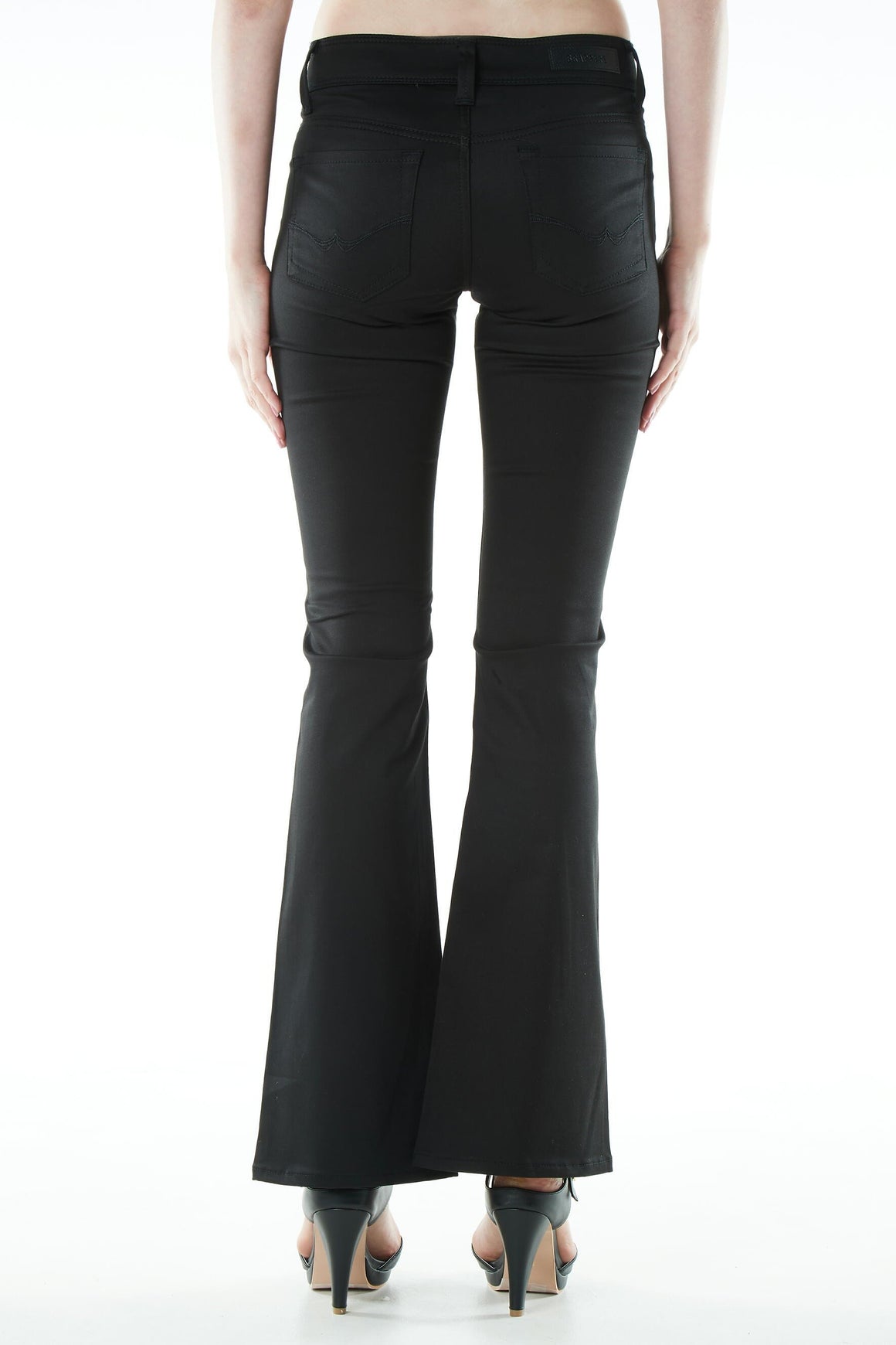 ブラッパーズ フレア ブーツカットフィット ハイブリッド 素材 ブラック 黒