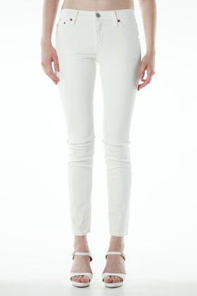 ブラッパーズ ビッグジョン コンプリートフリー スキニー フィット ストレッチ ジーンズ / デニム 透けない ホワイト 白