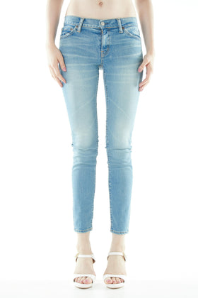 ブラッパーズ ビッグジョン コンプリートフリー スキニー フィット ストレッチ ジーンズ / デニム ライトブルー 薄目