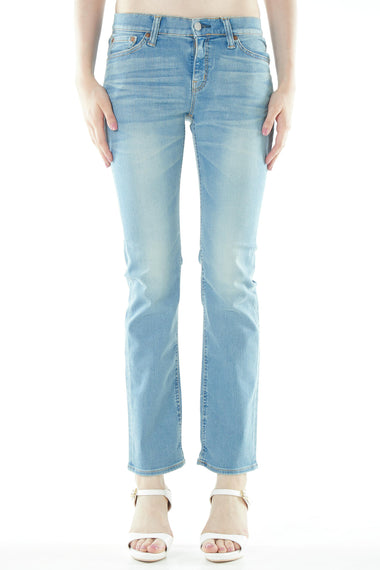 ブラッパーズ ビッグジョン コンプリートフリー スリム テーパード ストレッチ ジーンズ / デニム ライトブルー