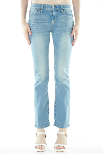 ブラッパーズ ビッグジョン コンプリートフリー スリム テーパード ストレッチ ジーンズ / デニム ライトブルー