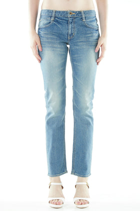 ブラッパーズ ガールフレンド ボーイフレンド フィット 高品質 ジーンズ / デニム ライトブルー