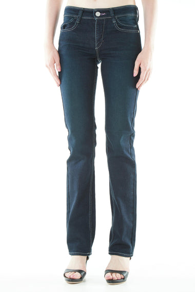 ブラッパーズ ストレート フィット 高品質 ジーンズ / デニム ダークブルー