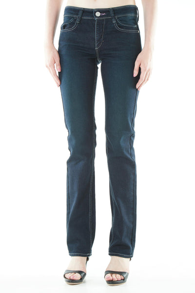 ブラッパーズ ストレート フィット 高品質 ジーンズ / デニム ダークブルー