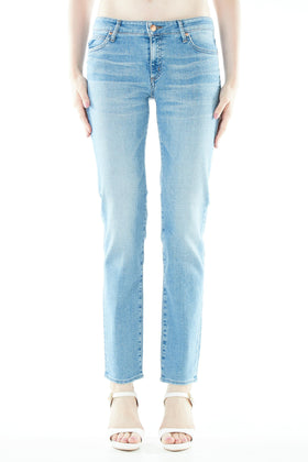 ブラッパーズ ガールフレンド テーパード フィット 高品質 ジーンズ / デニム ライトブルー 軽量