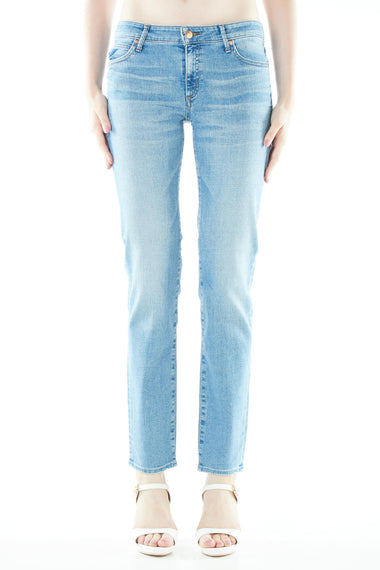 ブラッパーズ ガールフレンド テーパード フィット 高品質 ジーンズ / デニム ライトブルー 軽量