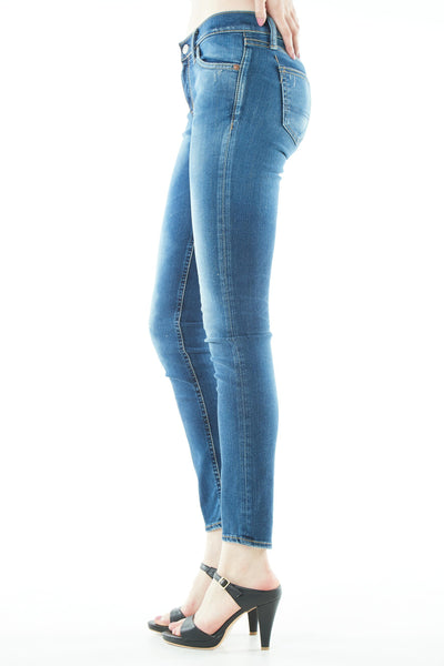 ブラッパーズ ビッグジョン コンプリートフリー スキニー フィット ストレッチ ジーンズ / デニム ブルー ペイント 加工