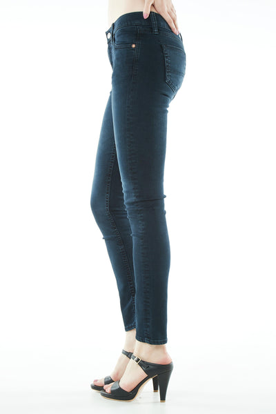 ブラッパーズ ビッグジョン コンプリートフリー スキニー フィット ストレッチ ジーンズ / デニム ブルー ブラック 特殊加工