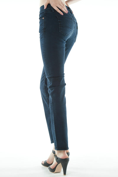 ブラッパーズ ビッグジョン コンプリートフリー スリム テーパード ストレッチ ジーンズ / デニム ブルー ブラック 特殊加工