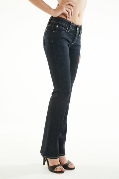 ブラッパーズ スパイラル スキニー フレア シェイプアップ ジーンズ / デニム ワンウォッシュ