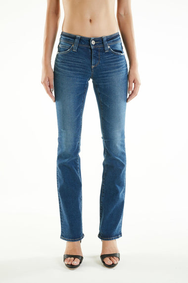 ブラッパーズ スパイラル スキニー フレア シェイプアップ ジーンズ / デニム ブルー