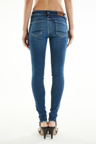 ブラッパーズ スパイラル スキニー フィット シェイプアップ ジーンズ / デニム ブルー