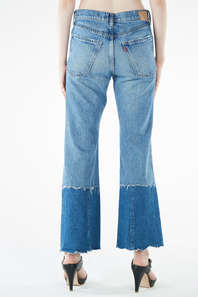 ブラッパーズ フレア ブーツカット ジーンズ / デニム 切替