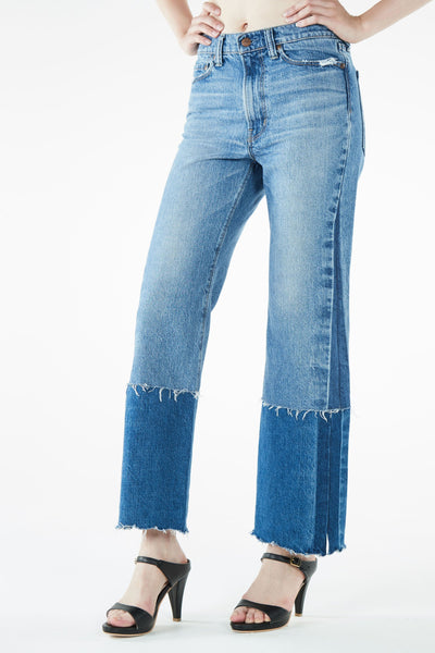 ブラッパーズ フレア ブーツカット ジーンズ / デニム 切替