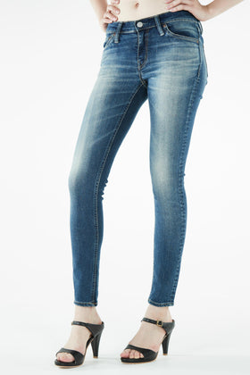 ブラッパーズ ビッグジョン コンプリートフリー スキニー フィット ストレッチ ジーンズ / デニム ダークブルー