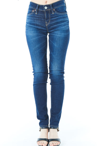 ブラッパーズ ビッグジョン コンプリートフリー スキニー ストレッチ ジーンズ / デニム ダークブルー