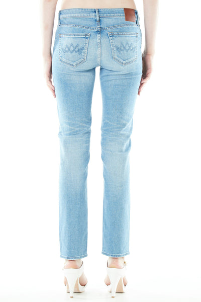 ブラッパーズ ガールフレンド テーパード フィット 高品質 ジーンズ / デニム ライトブルー 軽量