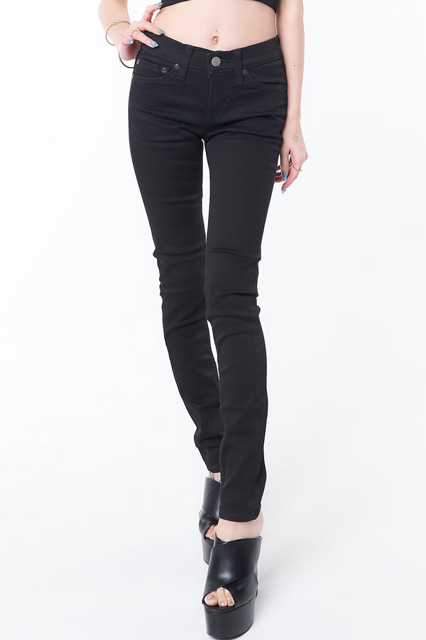 Jeans BRAPPERS BIG JOHN Skinny Slim Noir - Taille XL - Low Rise, 28 Cm De Jambe