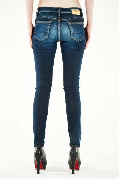 ブラッパーズ ビッグジョン コンプリートフリー スキニー フィット ストレッチ ジーンズ / デニム ダークブルー