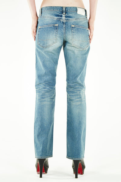 ブラッパーズ ボーイフレンド フィット 高品質 ジーンズ / デニム ライトブルー