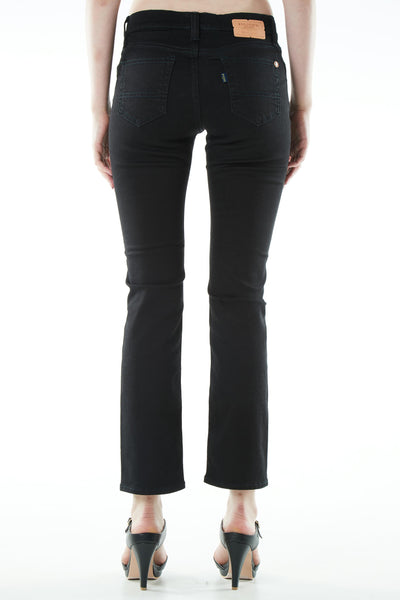 ブラッパーズ ビッグジョン コンプリートフリー スリム テーパード ストレッチ ジーンズ / デニム ブラック 黒