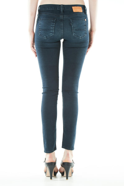 ブラッパーズ ビッグジョン コンプリートフリー スキニー フィット ストレッチ ジーンズ / デニム ブルー ブラック 特殊加工